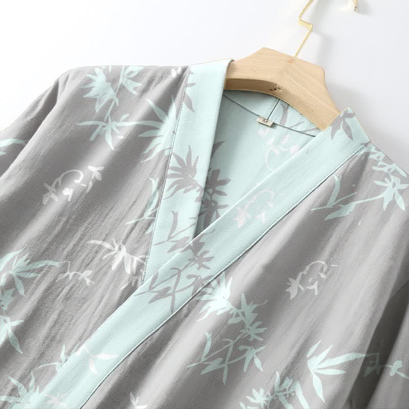 Elegant Bamboo Cotton Double Gauze Robe