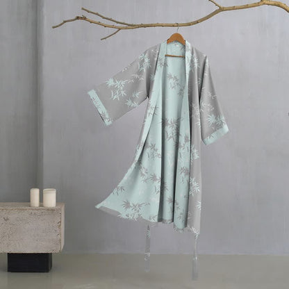 Elegant Bamboo Cotton Double Gauze Robe