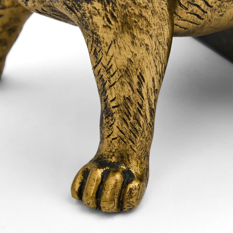 Resin Decorative Dog Figurine Bookend
