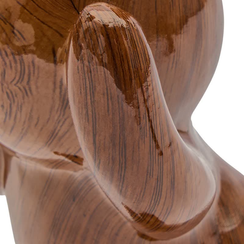 Resin Standing Bunny Bookend Decor