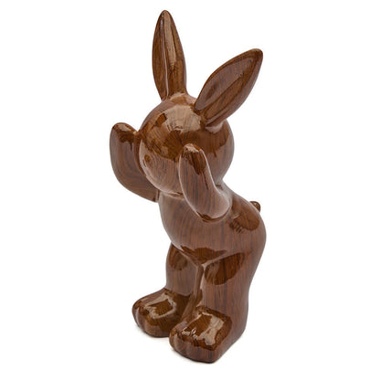 Resin Standing Bunny Bookend Decor