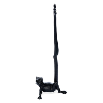 Cast Iron Frog Paper Towel Holder