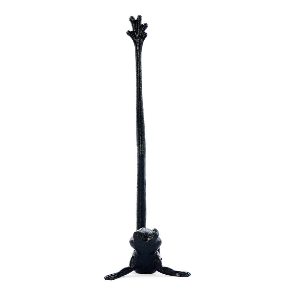 Cast Iron Frog Paper Towel Holder