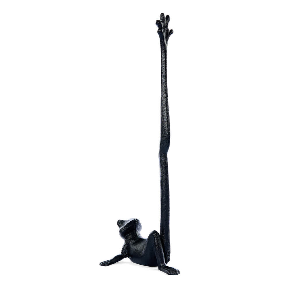 Cast Iron Frog Paper Towel Holder
