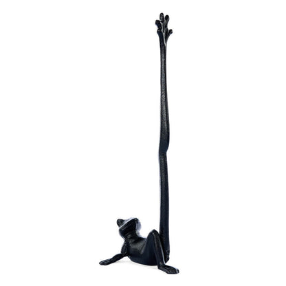 Cast Iron Frog Paper Towel Holder