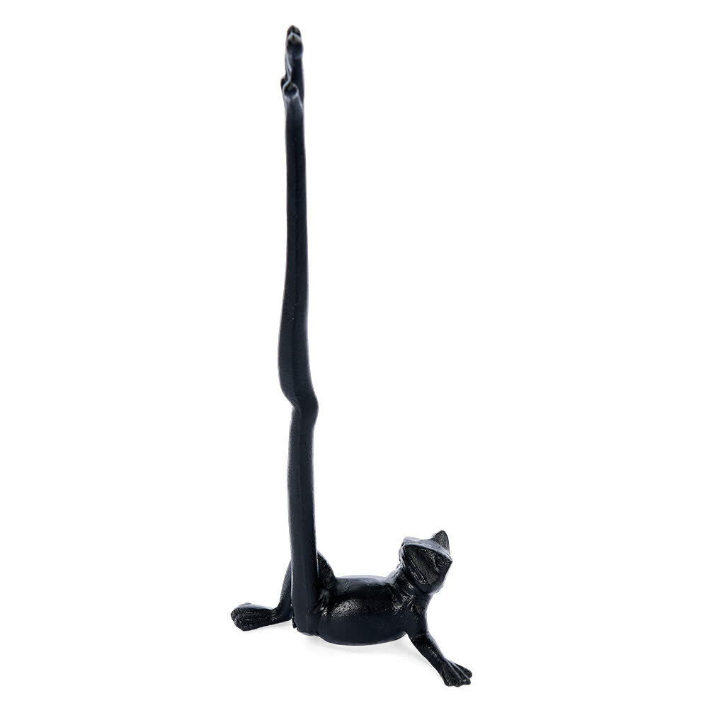 Cast Iron Frog Paper Towel Holder
