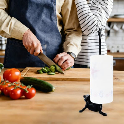 Cast Iron Frog Paper Towel Holder