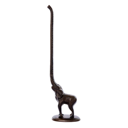 Cast Iron Elephant Paper Towel Holder