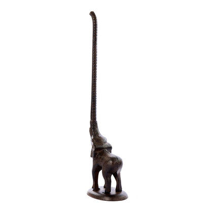Cast Iron Elephant Paper Towel Holder