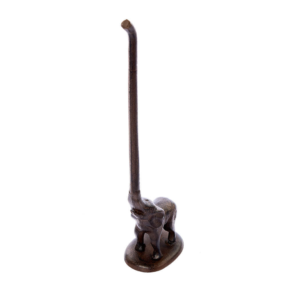 Cast Iron Elephant Paper Towel Holder