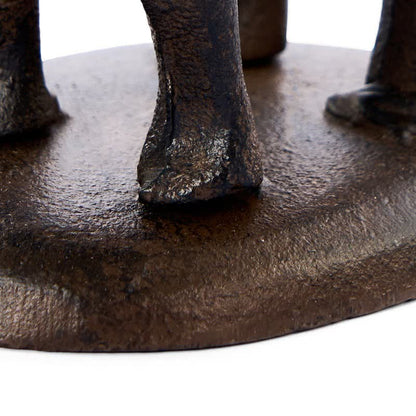 Cast Iron Elephant Paper Towel Holder