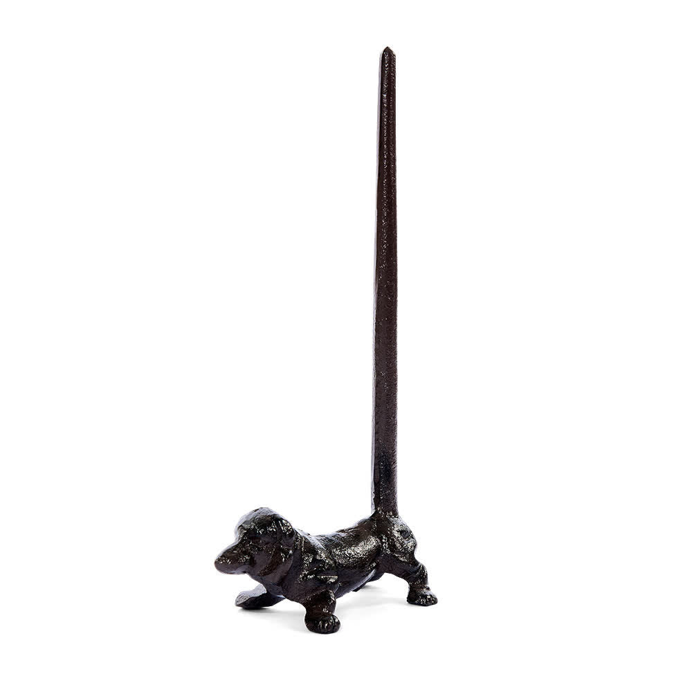 Cast Iron Dog Paper Towel Holder