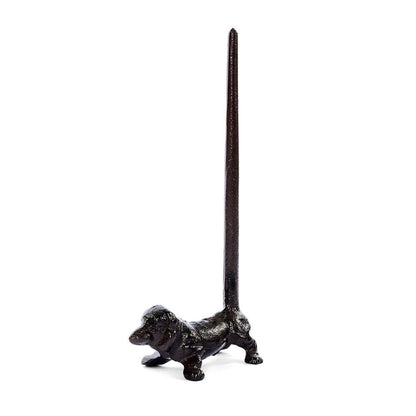 Cast Iron Dog Paper Towel Holder
