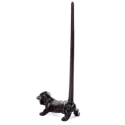 Cast Iron Dog Paper Towel Holder