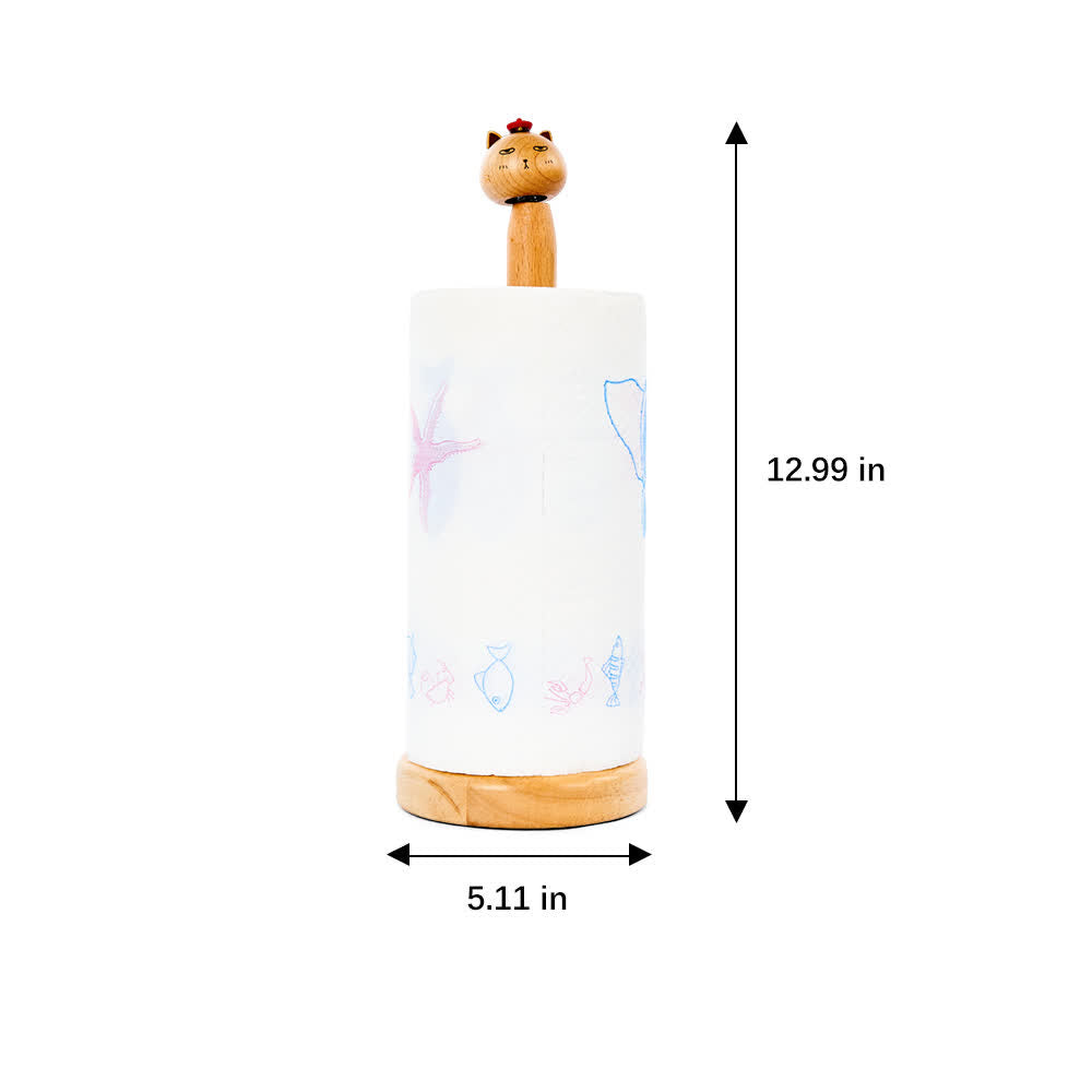 Bobblehead Animal Paper Towel Holder