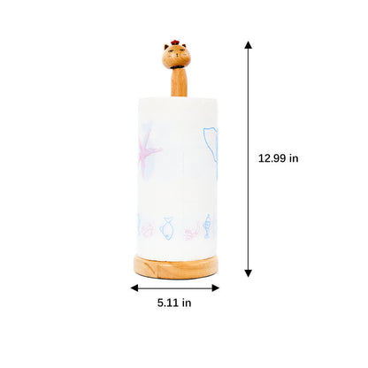 Bobblehead Animal Paper Towel Holder