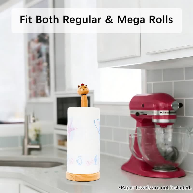 Bobblehead Animal Paper Towel Holder