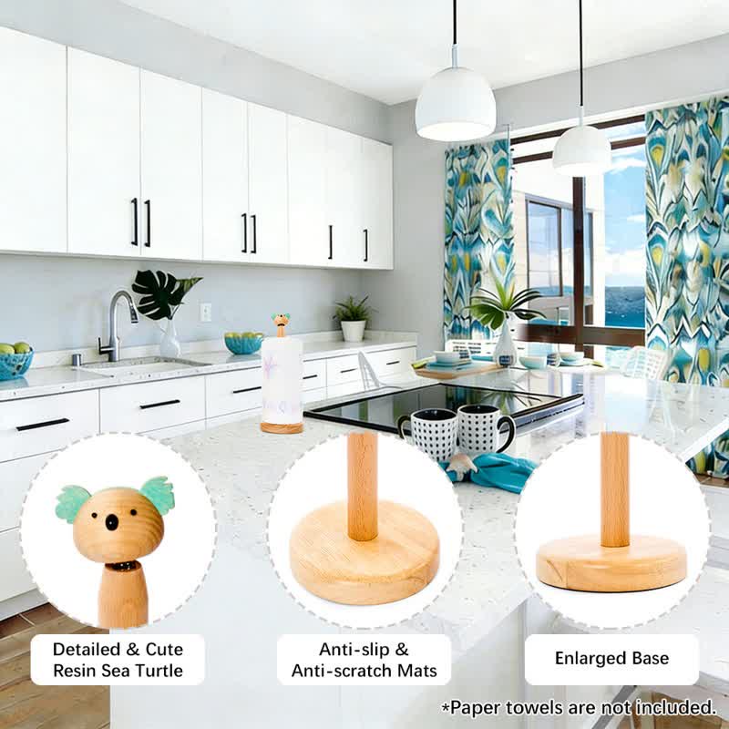 Bobblehead Animal Paper Towel Holder