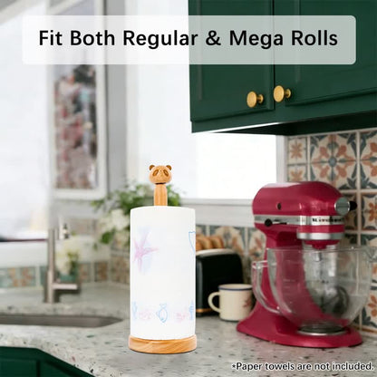 Bobblehead Animal Paper Towel Holder
