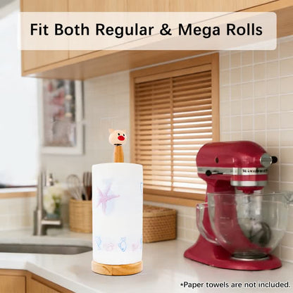 Bobblehead Animal Paper Towel Holder