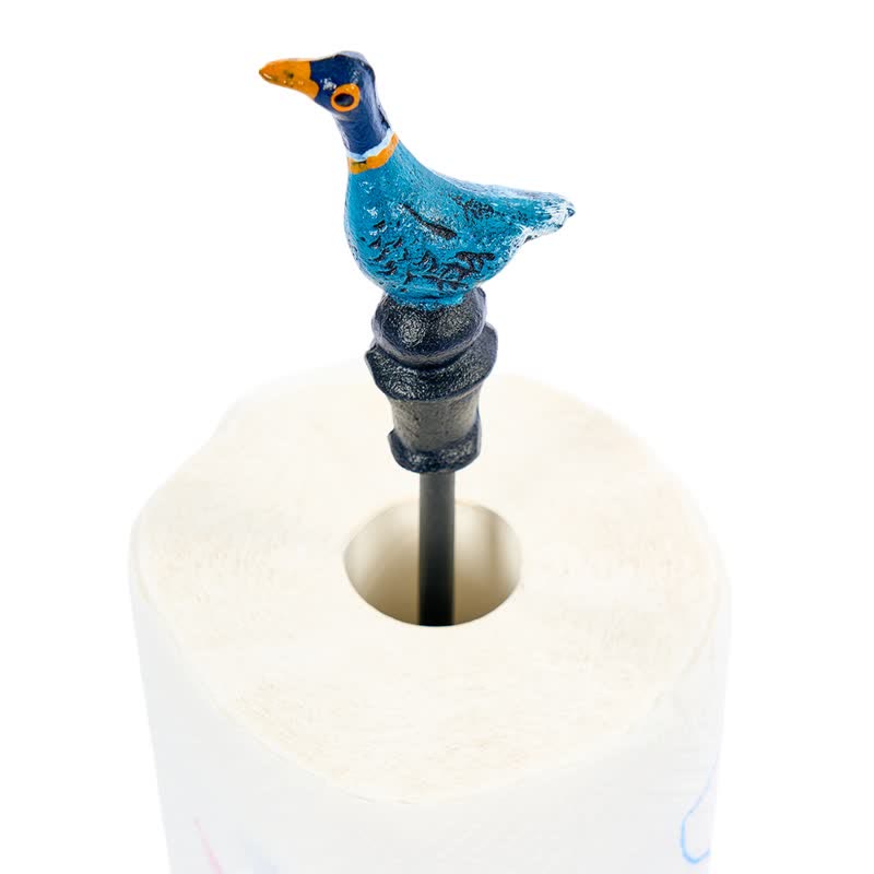 Cast Iron Duck Paper Towel Holder