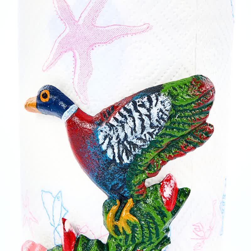 Cast Iron Duck Paper Towel Holder
