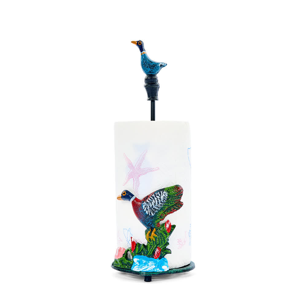 Cast Iron Duck Paper Towel Holder