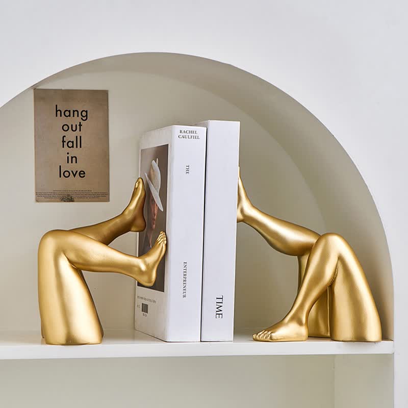 Abstract Leg Art Bookend Decor
