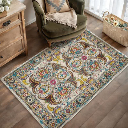 Vintage Persian Bohemian Floor Mat