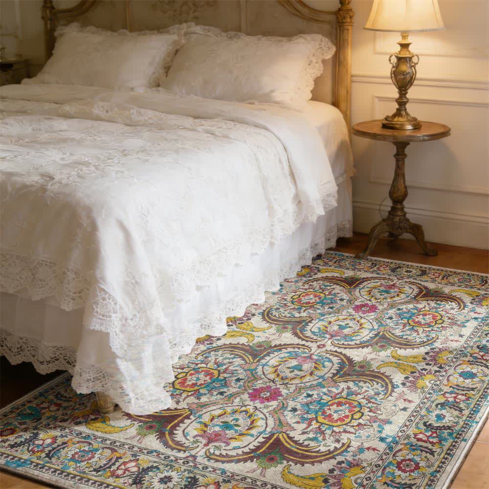 Vintage Persian Bohemian Floor Mat