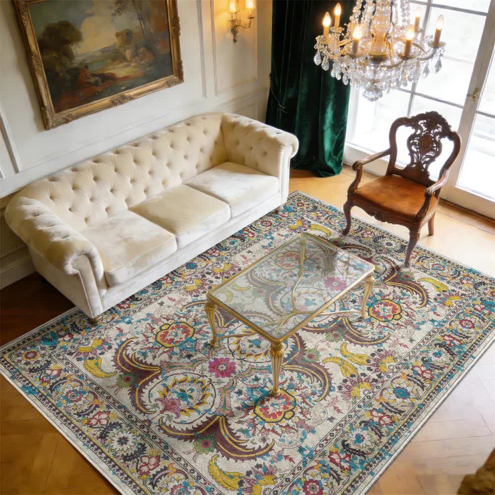 Vintage Persian Bohemian Floor Mat