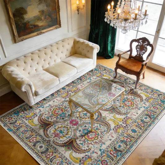 Vintage Persian Bohemian Floor Mat