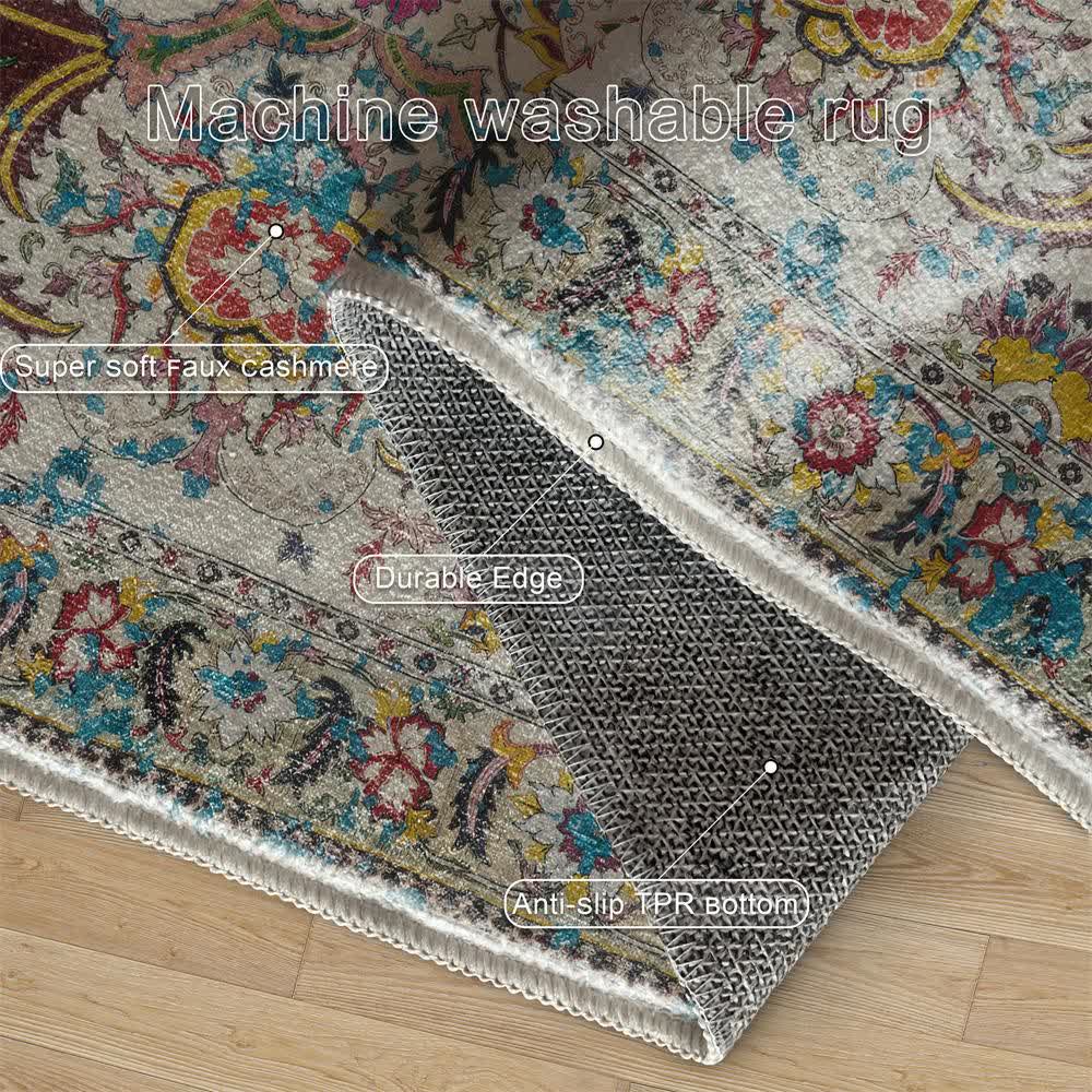 Vintage Persian Bohemian Floor Mat