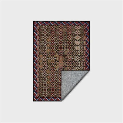 Vintage Persian Geometric Non-Slip Area Rug