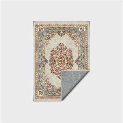 French Chateau Elegant Floral Area Rug