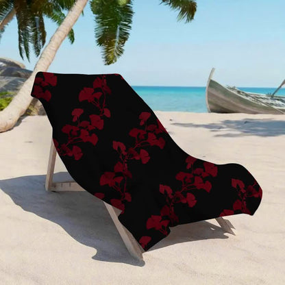 Nature Ginkgo Leaf Beach Towel