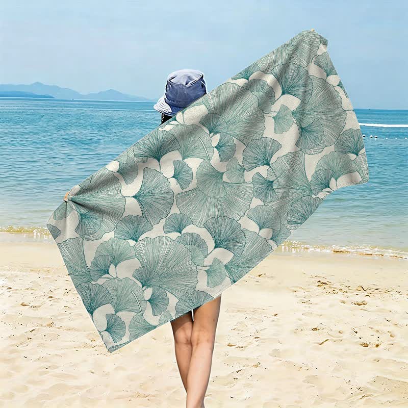 Refresh Style Ginkgo Biloba Beach Towel