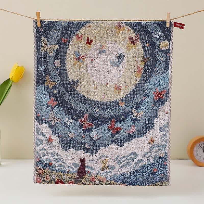 Cute Bunny Cotton Gauze Kitchen Towel