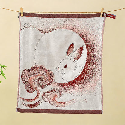 Eastern Bunny Cotton Gauze Kitchen Towel(3PCS)