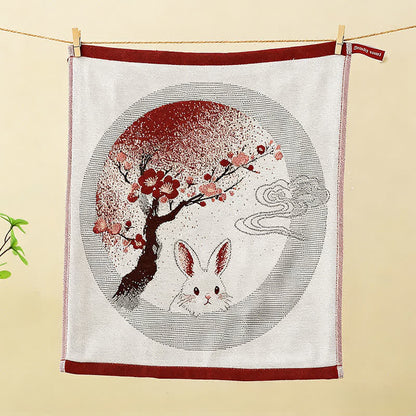Eastern Bunny Cotton Gauze Kitchen Towel(3PCS)