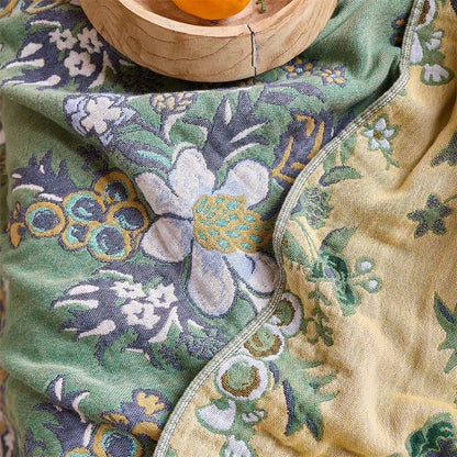 Wildflower Meadow Pure Cotton Quilt Blanket