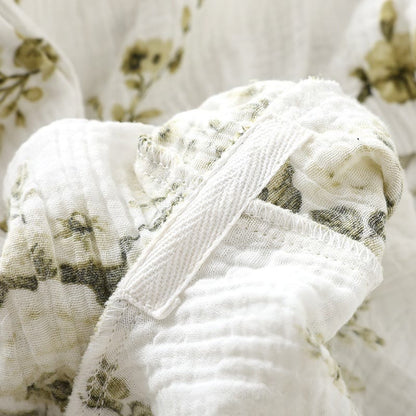 Vintage Peony Cotton Gauze Pajama Set
