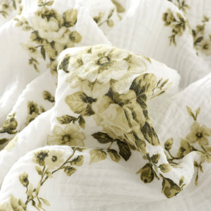 Vintage Peony Cotton Gauze Pajama Set