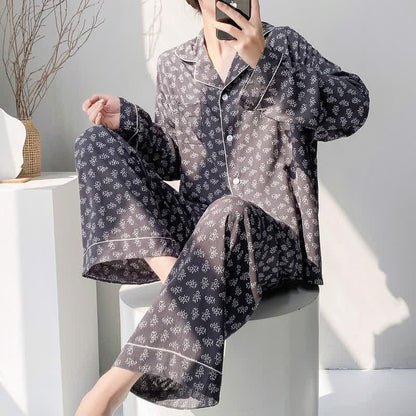 Vintage Rustic Floral Pajama Set