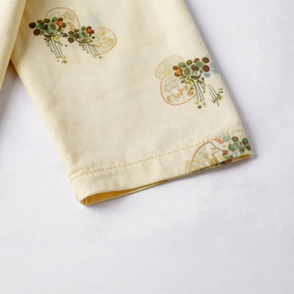 Fresh Oriental Pattern Pajama Set