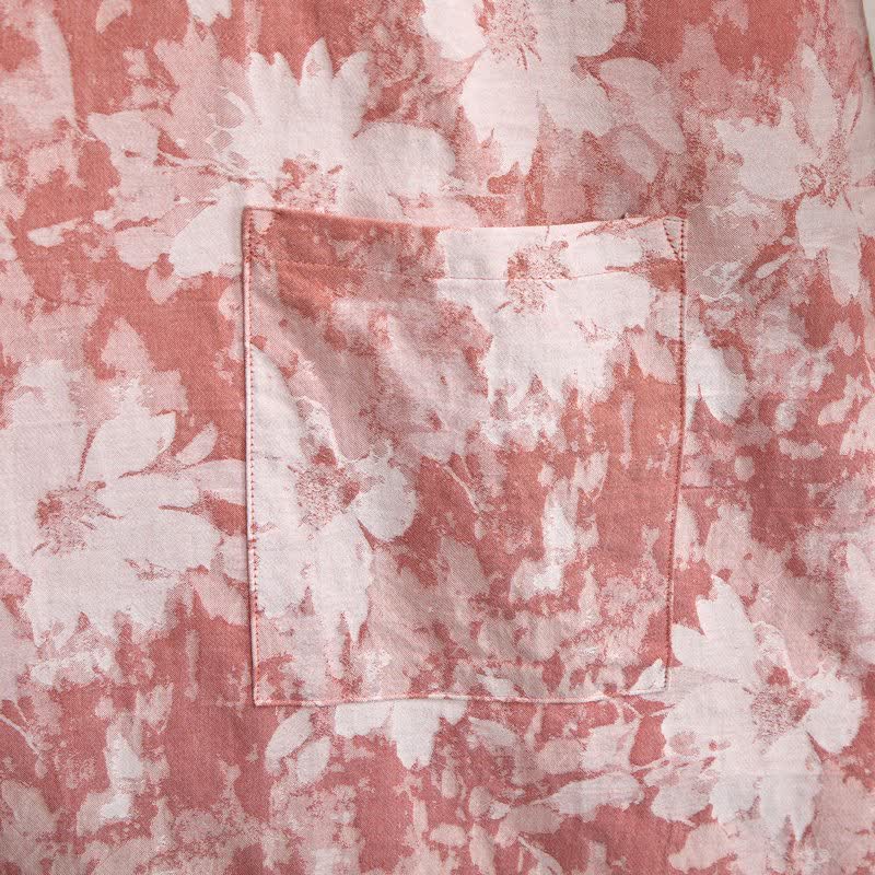 Elegant Floral Kimono Cotton Gauze Robe