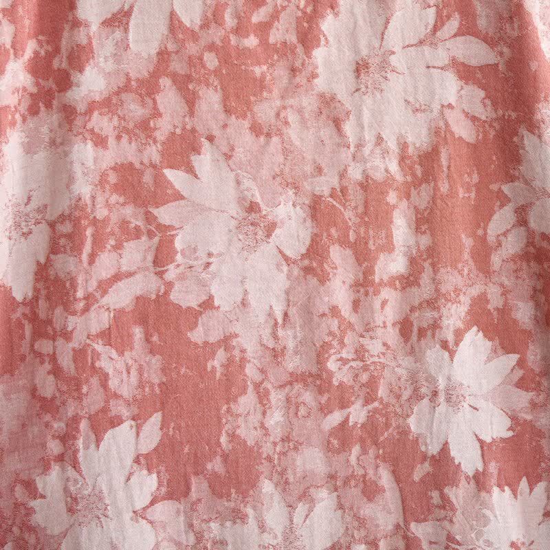 Elegant Floral Kimono Cotton Gauze Robe