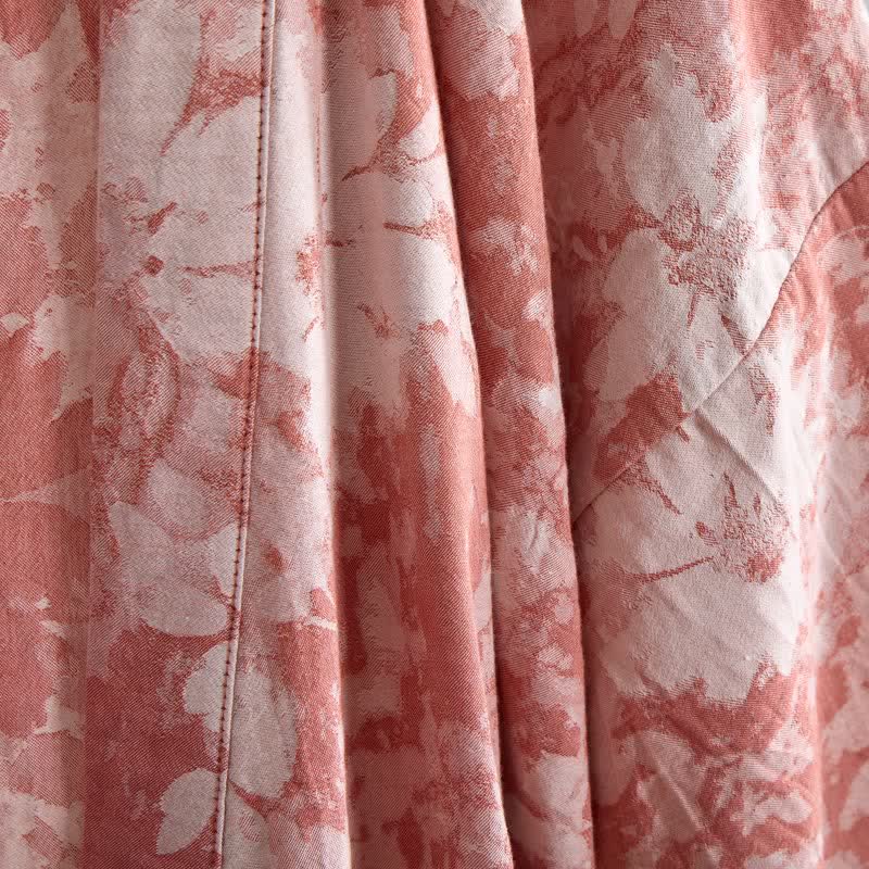 Elegant Floral Kimono Cotton Gauze Robe