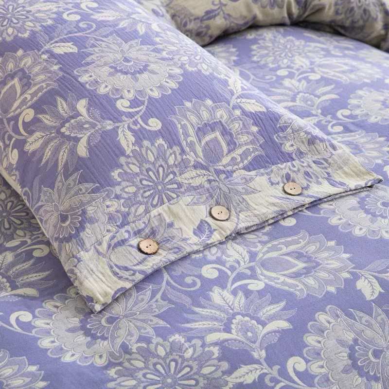 Ethnic Floral Cotton Gauze Bedding Set(4PCS)