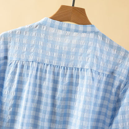 Classic Plaid Pure Cotton Nightgown